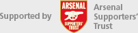 Arsenal Fanshare is supported by Arsenal Supporters Trust